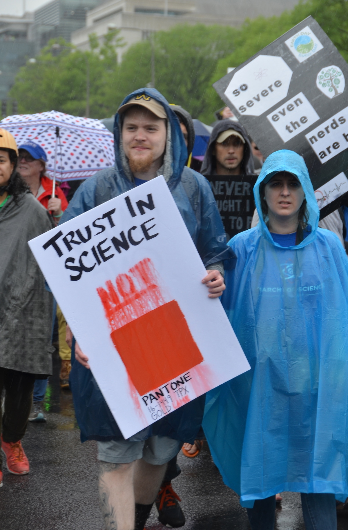 Protestors for Trust in Science, March for Science in Washington, DC